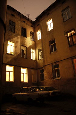 The apartment block where Raphael Lemkin, author of the concept of 'genocide', lived in central Lviv.