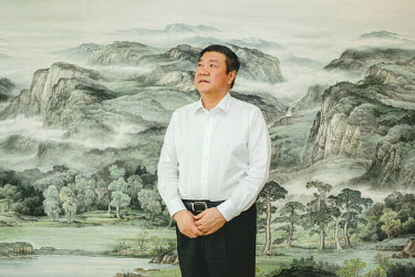Wang Wen Biao, the founder and chairman of Elion Group, photographed at the company's headquarters. He is listed on the Forbes' Rich List of 2015 as the 230th richest person in China with 1.3 billion...