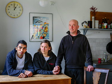 Newruz, a refugee from Syria lives with Claudia and Tobias in Berlin.~~At the beginning of their friendship, Newruz (20) couldn't stay with Claudia and Tobias in Berlin for more than a few days at a t...
