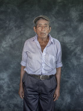 Mayan Q'eqchi elder Vicente Xi Seb (71) who was involved in the struggle to prevent agribusinesses appropriating land farmed by the community of Nuevo Esperanza Tunico, in the Polochic Valley.