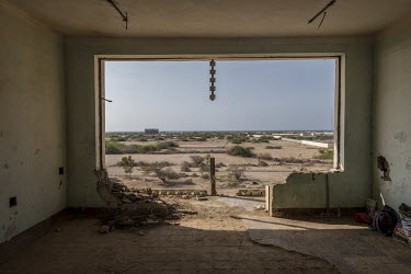 A derelict hospital built by the Soviet Union in the 1970s lies abandoned in the town of Berbera.
