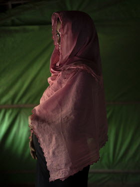 Shofika [name changed to protect her identity] in a refugee camp in Cox's Bazar. It was a typical working day in Myanmar's Rakhine State for Shofika, who was then fourteen, before the soldiers came....