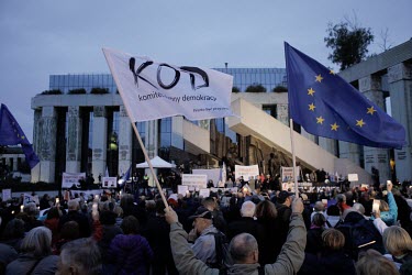 A rally in front of the Supreme Court to protest against the unconstitutional reform carried through parliament by the ruling Law and Justice party (PiS), aimed at taking control of the Supreme Court....