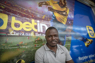 Alfred, who says he spends time each day in an outlet of 'Betin', a sports betting company with so-called 'Beting offices' throughout the city.