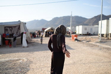 Nadia Murad, a 21 year old Yazidi woman, takes a walk around the refugee camp where she is living. In 2014 she was kidnapped from her home by Islamic State militants and held for three months.  In 201...
