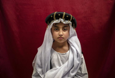 Yazidi Haniya Hadi Shaker (10) was a captive of ISIS for one year and five months. She has been in the camp for two years. She says ISIS gave her lessons about their version of Islam and forced her to...