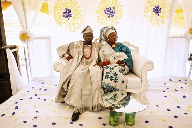 The wedding of Funmi Olojede (bride) and Gbenga Adeoti (groom) at Kernel Park.
