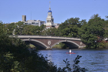 Harvard University and the Charles River.