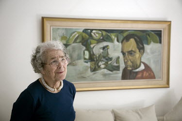 Author and illustrator Judith Kerr at her home in Barnes.