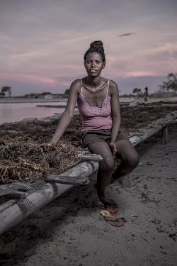 Irene Soafiavy (26) switched from octopus gleaning to seaweed farming in 2013. She says she now earns a better income, and rarely goes out after octopus any more. [This photo story was shot as a colla...