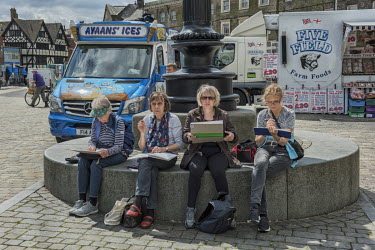 A local women's sketching group in Boston's twice-weekly market.   In the 2016 referendum on Britain's membership of the EU, the Boston district produced the highest pro-Brexit vote, 75.6% per cent of...
