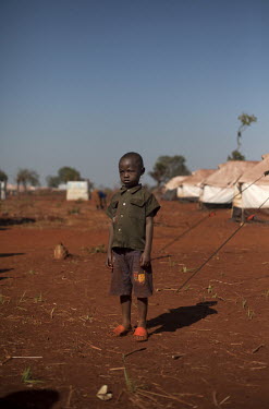 Barrack Wilson (7), who has suffered from malnutrition, fled with his mother annd siblings from the unrest and violence in Burundi over the border to the Nyarugusu refugee camp in Tanzania.