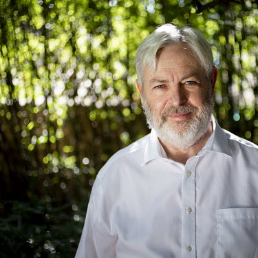 Jonathan Coe, author of 'Middle England' and 'What a Carve Up' at his home in West London.