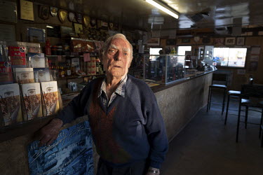 Peter Severin inside the Curtin Springs pub. The publican and livestock farmer has owned and run Curtin Springs Station, a property spanning a million acres located just 106 kilometres from Uluru, sin...