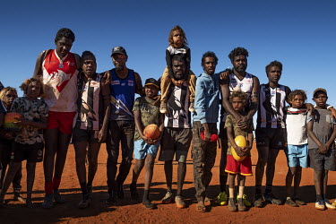 After most of the Lajamanu Australian Rules Football team initially stormed off the field in anger after losing their match during the preliminary finals of the Yuendumu Football Carnival, most eventu...