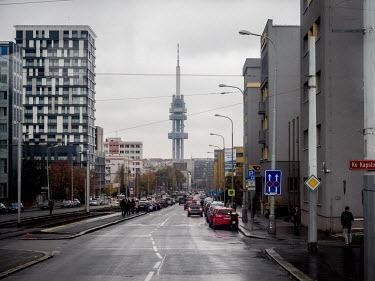 The Television Tower in Zizkov.