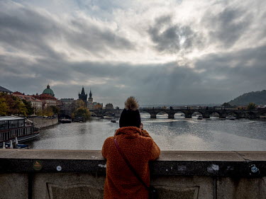 The view from the Charles Bridge.