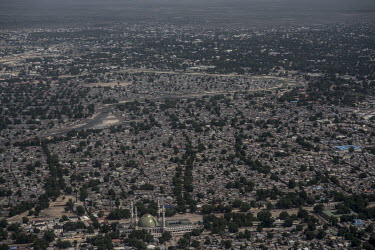 An aerial view of Maiduguri.