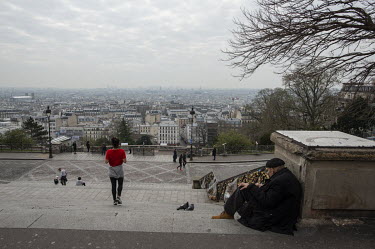 The Sacre Coeur and the cobblestoned streets in the Montmartre neighbourhood, normally crammed with tourists, are deserted. In response to the global spread of the novel COVID-19 virus, the French gov...