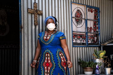 Ntshieng Mokgoro, a traditional healer in Alexandra township.