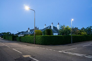 Border hedges surround properties in Blackhall.  Hedges offer increased privacy, isolating the homeowner and emphasising the division of public and private space. Where boundaries between properties m...
