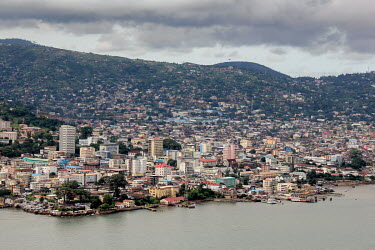 An aerial view of Freetown.