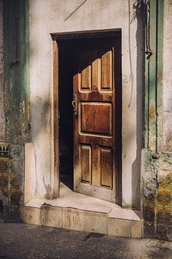 A tenement entrance in the old town.