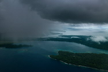 The view approaching Manus Island from the plane.
