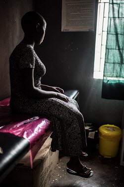A patient, who wished to remain anonymous, photographed at the Volunteers Developmnent Association of Uganda (VODA) supported Namuganga Health Centre.