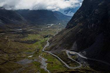 The road that connects La Paz to the Yungas region, traditionally an area of coca production.Former President and former coca farmer Evo Morales, forced the American DEA to leave Bolivia and introduce...