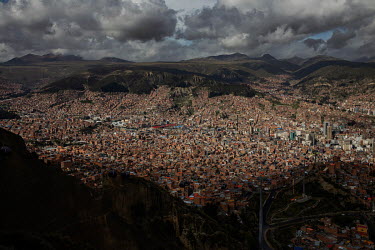 A view over the city of La Paz.