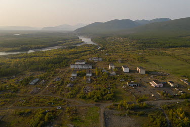 Kulu, an abandoned town and a former sovkhoz (Soviet-era state-owned farm) on the river Kolyma. It was established in 1970s to provide dairy products and vegetables for mining towns located in the are...