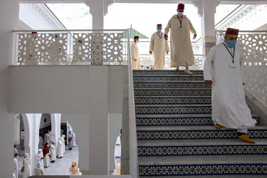Students at the Mohammed VI Institute for the training of imams.