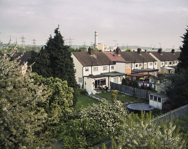 The view towards Enfield Power station from Albany Park