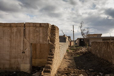The now abandoned Yazidi village of Kocho lies in ruins more than four years after it was liberated from ISIS rule.
