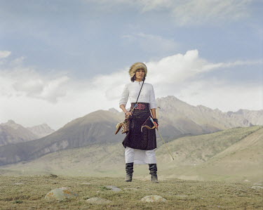 Eliza Tynalieva competed in the women's traditional archery tournament for Kyrgyzstan's national team at the World Nomad Games. She was inspired to join the games by her grandfather, a WWII veteran wh...