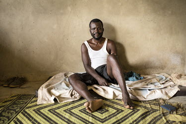 Felix Addo (47), from Kukurantumi, has been at Jesus Divine Temple for two years. When he first arrived there he was chained to a tree and he stayed shackled for 11 months. He was then taken to Ankafo...