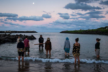 A spirituality workshop held at Brunswick Heads at sunset.   The Byron Bay community is at war with a proposed Netflix reality TV show called Byron Baes, which locals feel does not represent their tow...