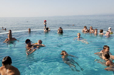 A sea swimming pool for disabled people.