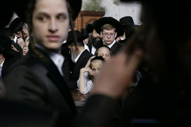 Orthodox Jews during Passover.