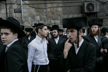 Orthodox Jews gather to celebrate Passover.