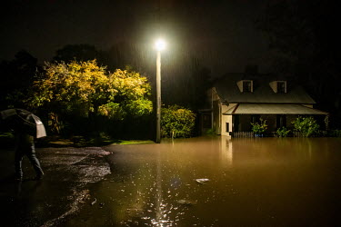 Flooded streets in Windsor where over the weekend, the Hawkesbury River rose rapidly by more than 30 feet.