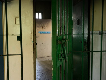 Inside the abandoned prison of Ceuta, where around 30 youths have been sleeping and trying to evade police after illegally entering the Spanish exclave of Ceuta when, over a period of two days, the Mo...