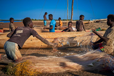 Fishermen in Beanjavilo, a village set among mangroves in the western coastal region.