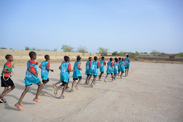 Pupils training at the Denro de Koudougou association which offers a mixed sport-study football course from primary school onwards. The first in West Africa, and probably in Africa, it helps motivate...