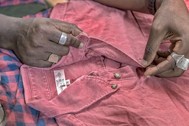 Yayra Agbofah, a creative social entrepreneur, and Boison Kwamena, a fashion enthusiast, co-founders of The Revival an up-cycling outfit in Accra, work with discarded poor quality second-hand clothing...
