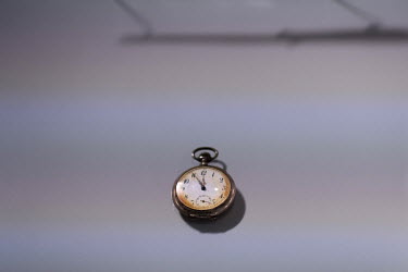 Pocket Watch Belonging to the soldier Wilhelm Kraege in the section Escape and expulsion of the Germans on display at the Museum and Documentation Centre of the Foundation Escape, Flight, Expulsion an...