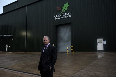 Phil Langslow of Oak Leaf Dairies is pictured at the dairy production company. The company has encountered numerous problems as the trade deals from Brexit begin to be rolled out between Britain and t...