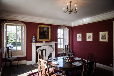 The dining room at the Edward Jenner House Museum, where Jenner lived and worked. The museum is dedicated to the pioneer of the smallpox vaccination but like many small museums has suffered from havin...
