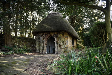 The Temple of Vaccinia where Dr Edward Jenner carried out free smallpox vaccinations for locals, in the garden at Dr Jenner's House Museum. The museum where Dr Edward Jenner lived and worked is dedica...
